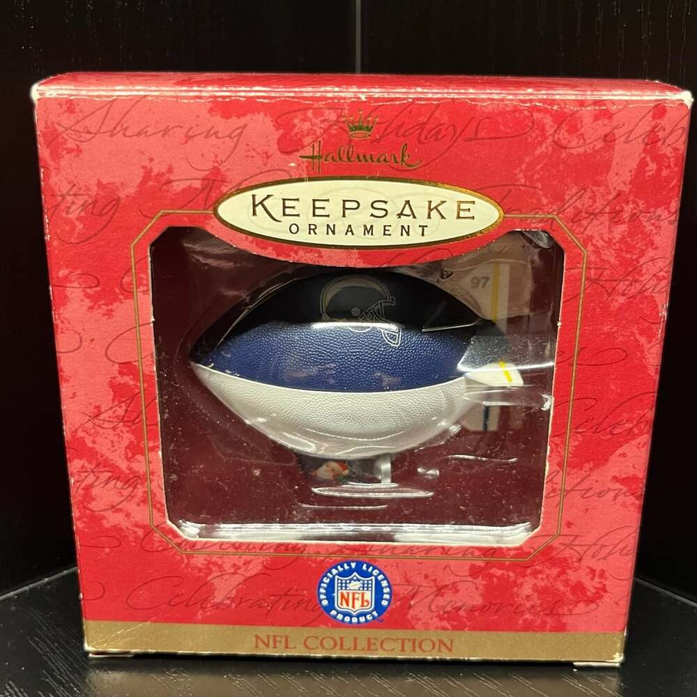 Hallmark Keepsake Ornament San Diego Chargers Blimp NFL Collection 1997